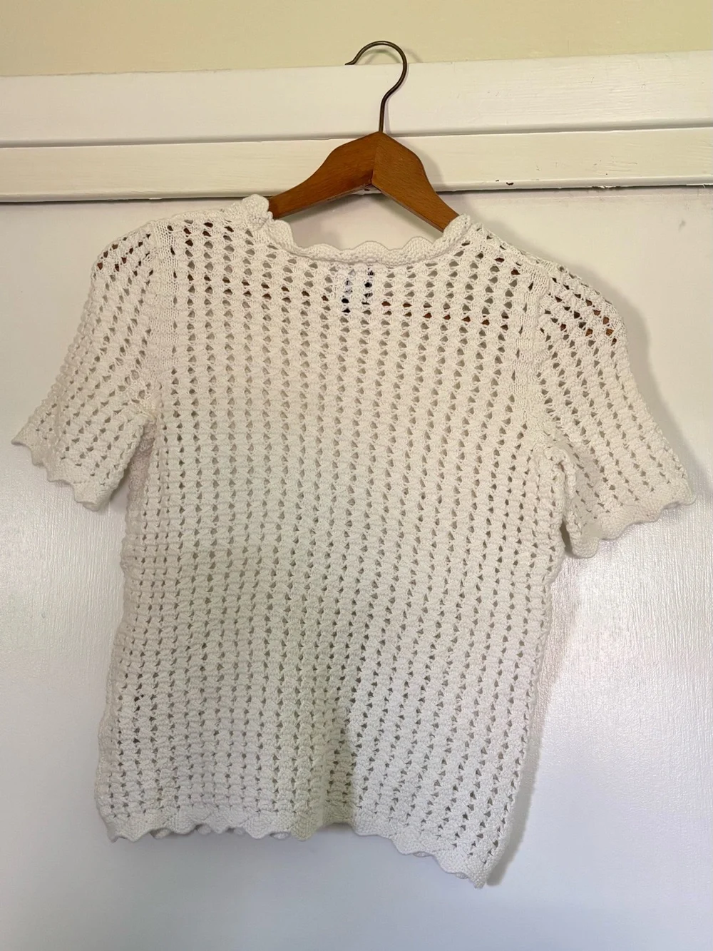 Gap Crochet Knot Top Size XXS